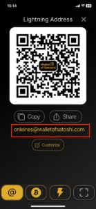 wallet of satoshi ligfhtning address