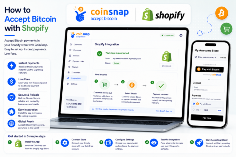 How to Accept Bitcoin Lightning Paymens with Shopify