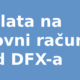 Isplata na bankovni račun kod DFX-a