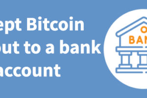 Accept Bitcoin - payout to a bank account