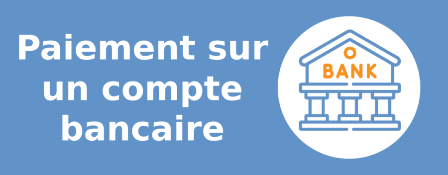 Accepter Bitcoin - Paiement sur un compte bancaire