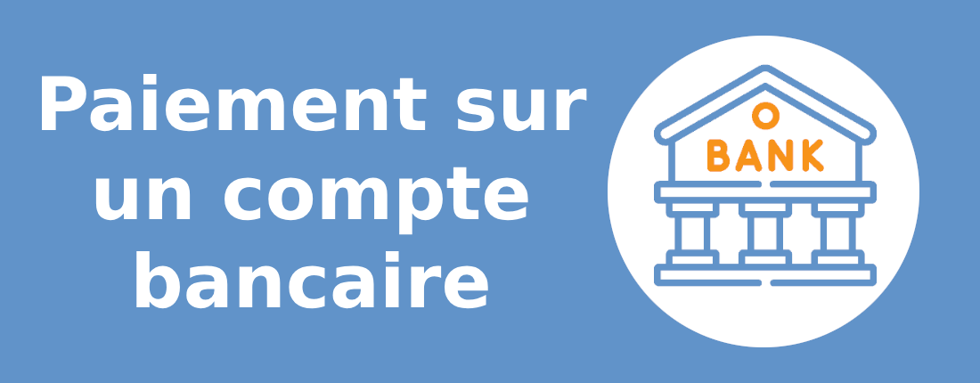 Accepter Bitcoin - Paiement sur un compte bancaire