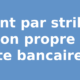 Paiement par strike sur son propre compte bancaire