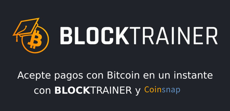 Blocktrainer vertrouwt op Bitcoin Lightning-betaling met Coinsnap