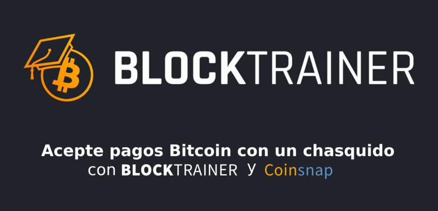 Blocktrainer apuesta por el pago Bitcoin Lightning con Coinsnap