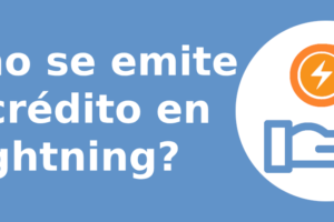 ¿Cómo se emite un crédito en Lightning?