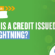 How is a credit issued in Lightning?