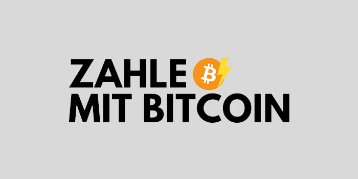 Coinsnap Partner Zahle mit Bitcoin