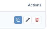 You can copy the payment link (URL) by clicking the copy icon on the right under Actions.