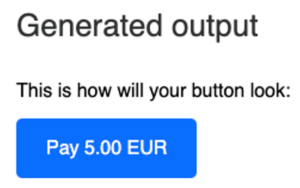 Vorschau deines Payment-Buttons