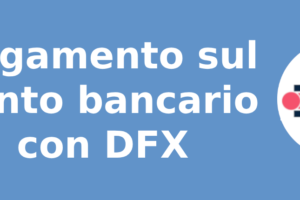 Pagamento sul conto bancario con DFX