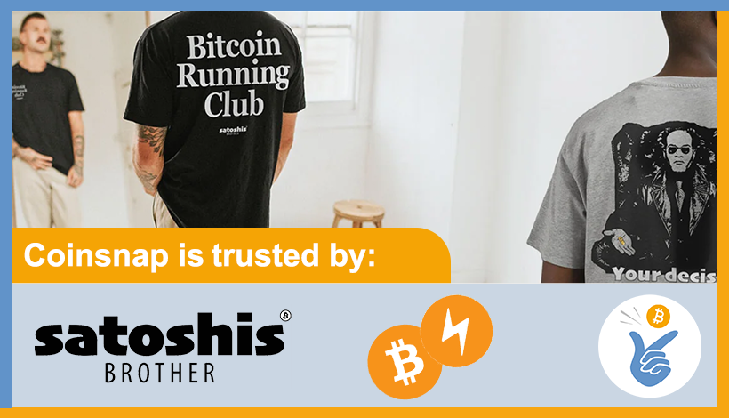 SatoshisBROTHER.com + Coinsnap for Shopify