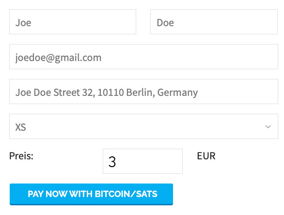 Purchase form in Contact Form 7