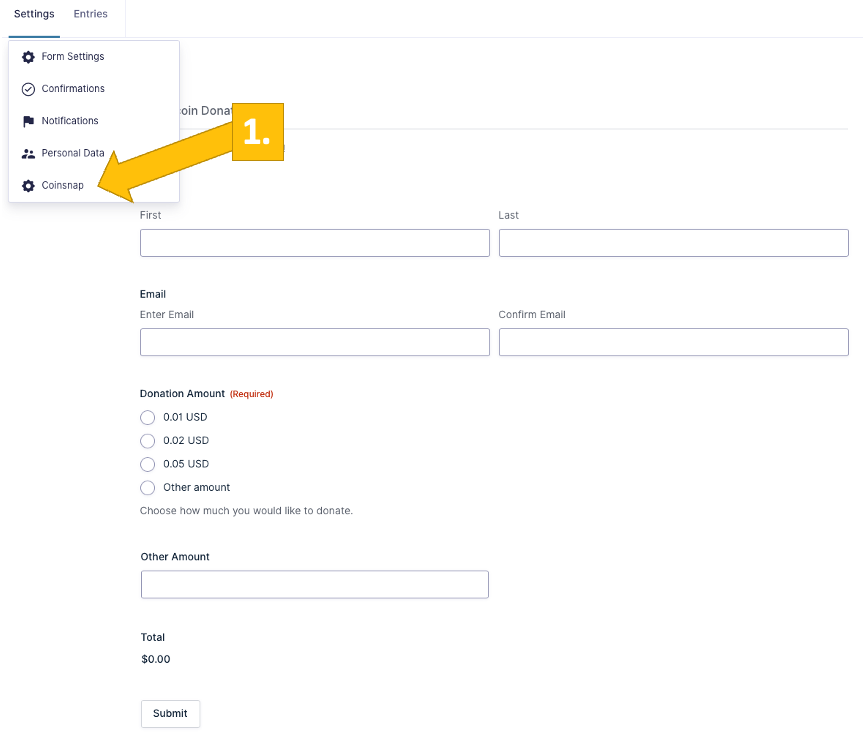 Enable Bitcoin payment in Gravity Forms