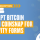 Coinsnap for Gravity Forms