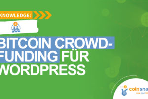 Bitcoin Crowdfunding für WordPress