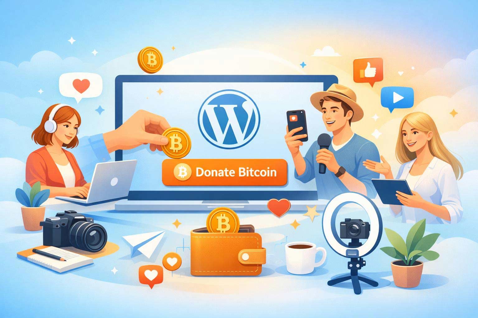 Introduction to Bitcoin donations on WordPress