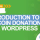 Introduction to Bitcoin Donations for WordPress