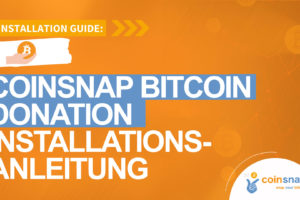 Coinsnap Bitcoin Donation Installationsanleitung