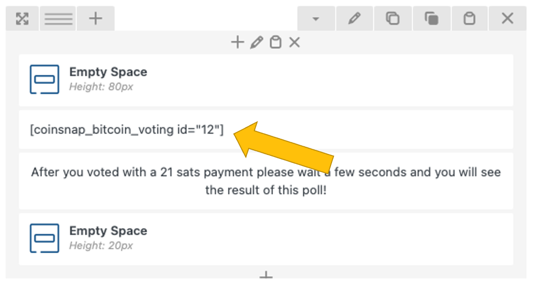 integrate-bitcoin-voting Place Bitcoin voting with the shortcode