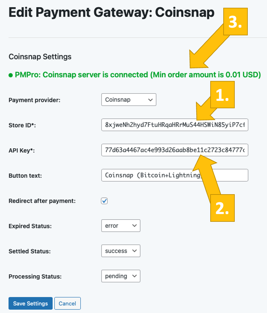 coinsnap-settings-for-pmpro-done