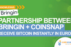 Partnership Bringin + Coinsnap - receive Bitcoin in Euros