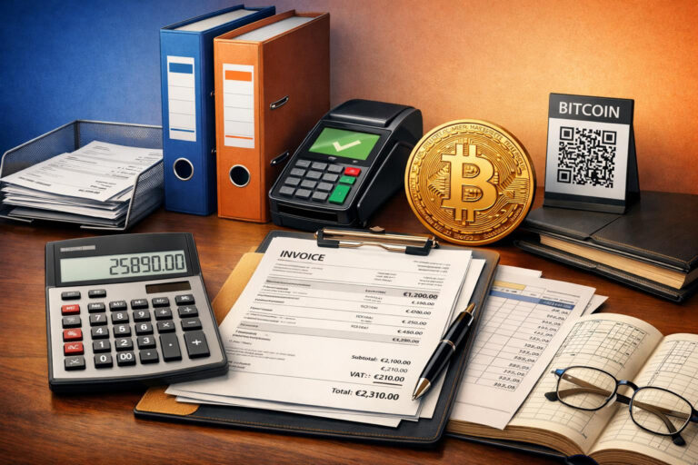 Bitcoin accounting & taxes for Bitcoin Payments with Coinsnap