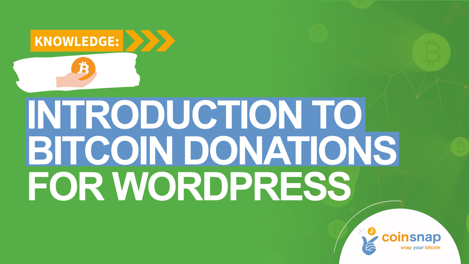 Introduction to Bitcoin Donations for WordPress