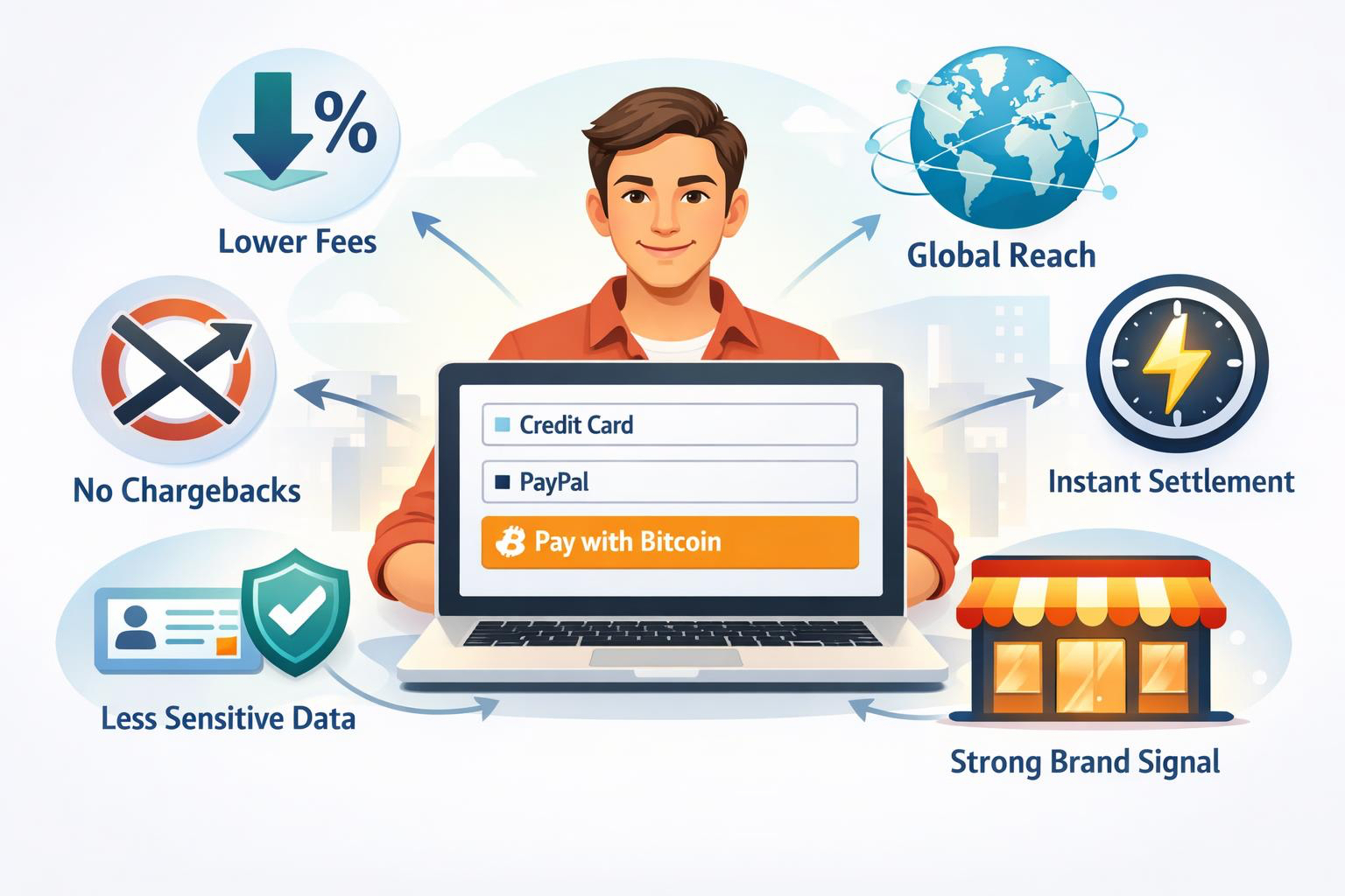 Bitcoin payments are a practical business tool