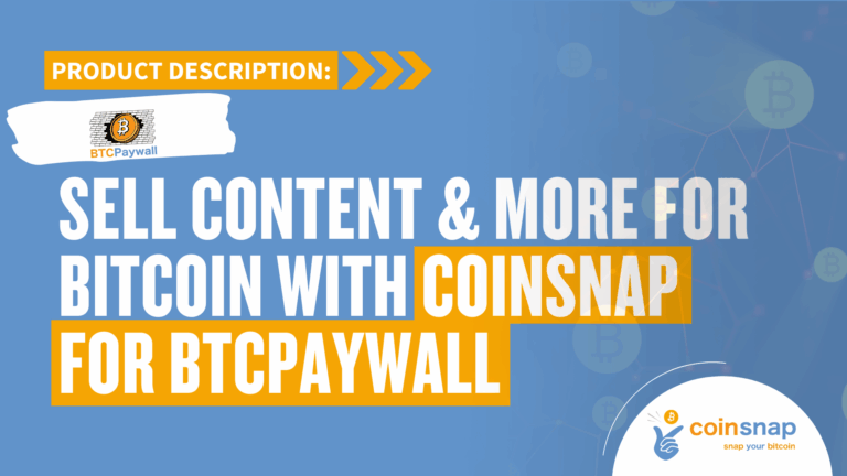 Coinsnap For Btcpaywall