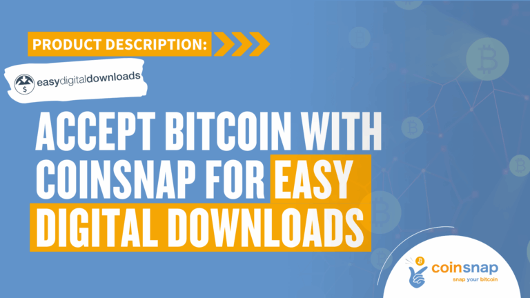 Coinsnap for Easy Digital Downloads