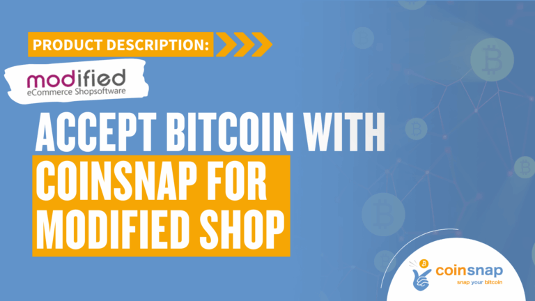Coinsnap for Modified Shop