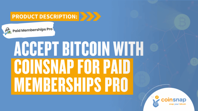 Coinsnap for Paid Memberships Pro Plugin