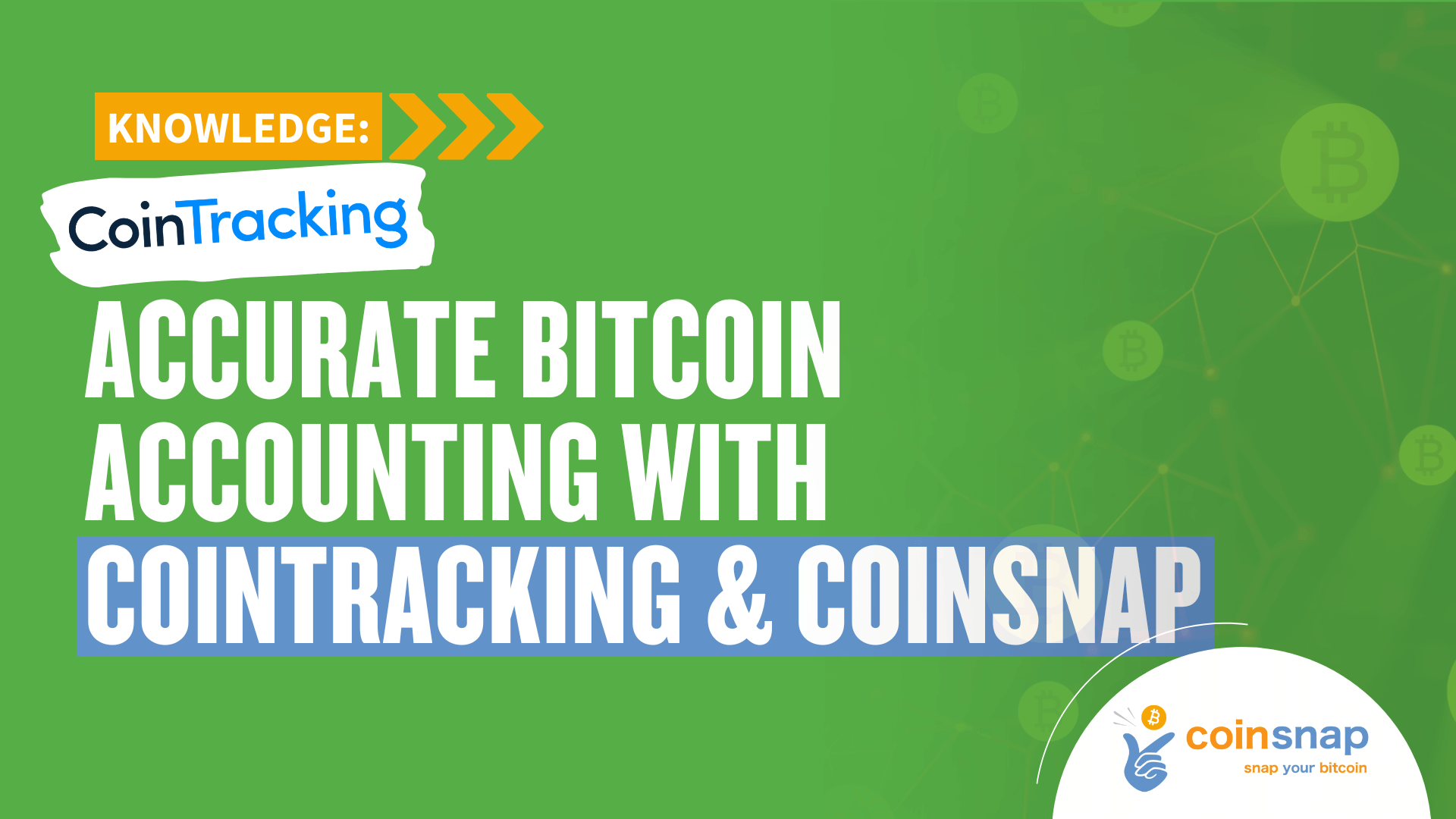 CoinTracking integrates Coinsnap