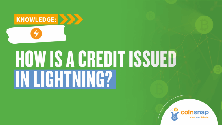 How is a credit issued in Lightning?