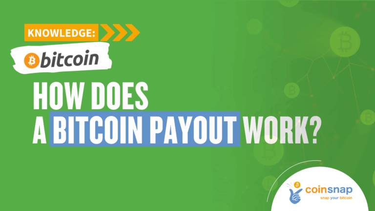 How is a payout in Bitcoin made?