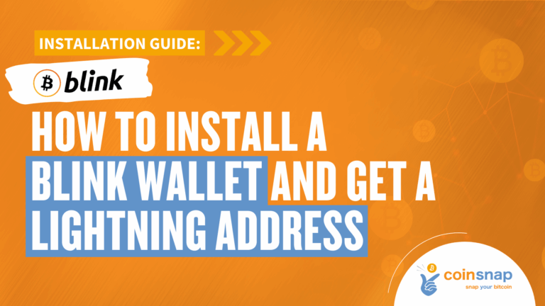 How to install a Blink wallet and get a Lightning address to accept Bitcoin