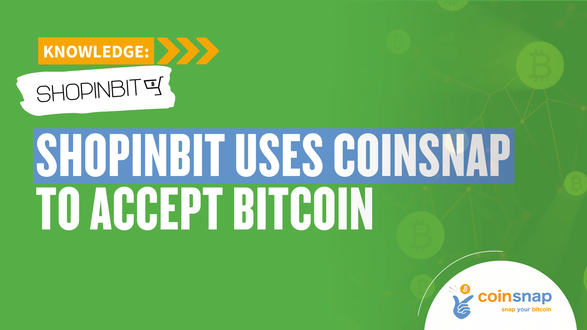 SHOPINBIT.com uses Coinsnap Plugin Shopware for BTCPay Server