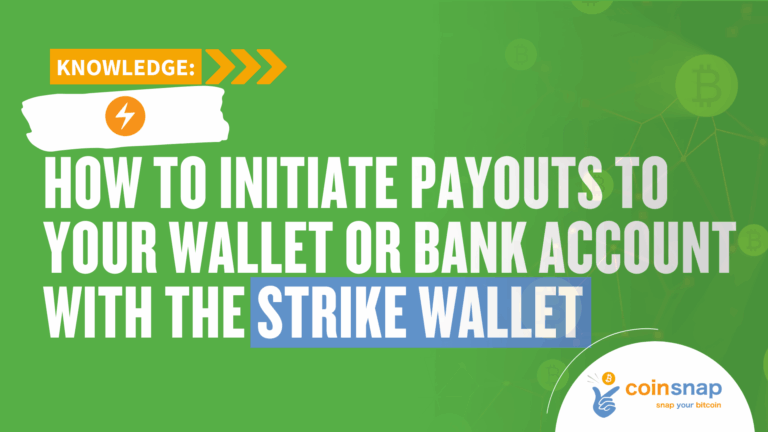 Strike wallet to payout your own bank account