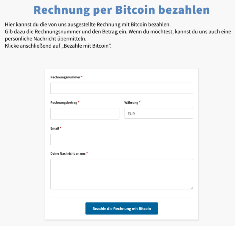 bitcoin-invoice-form