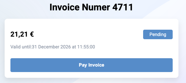 Invoice Payment