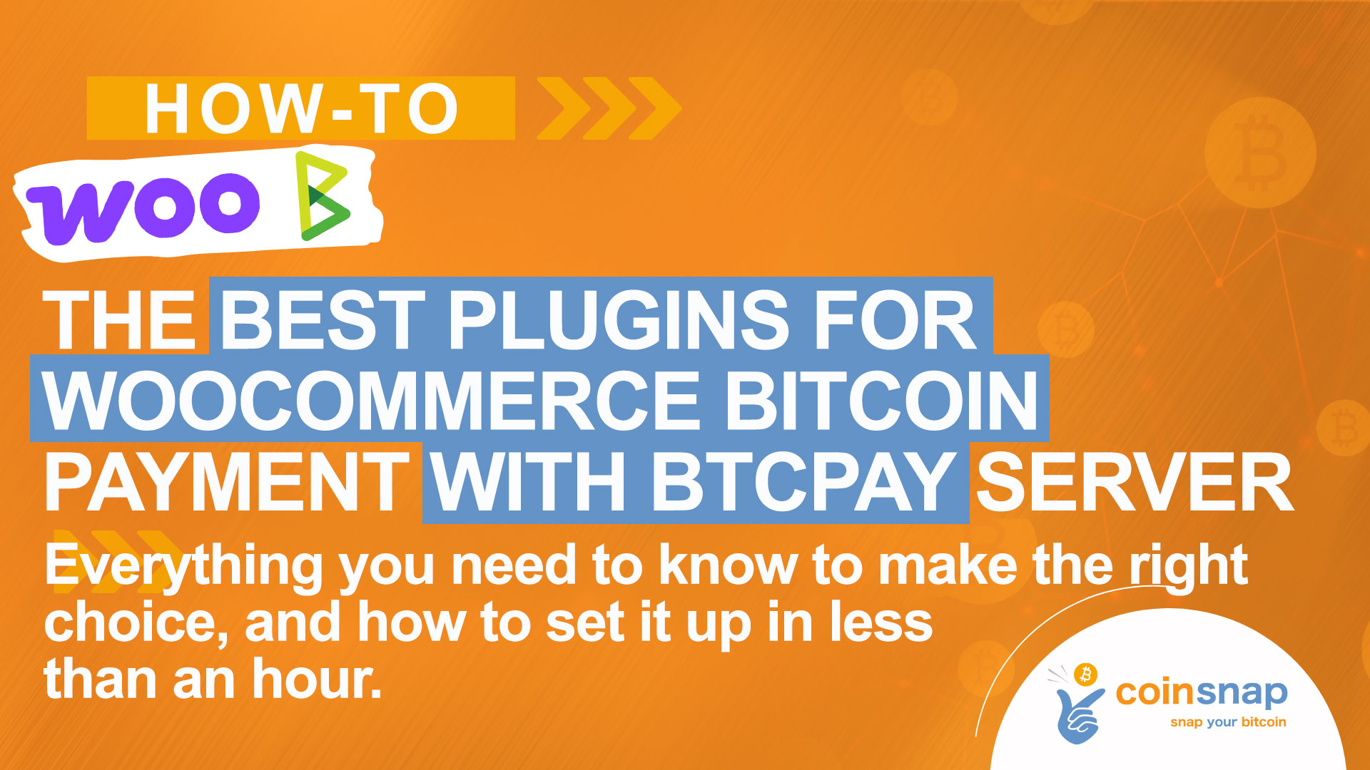 The Best Plugins for WooCommerce Bitcoin Payment with BTCPay Server