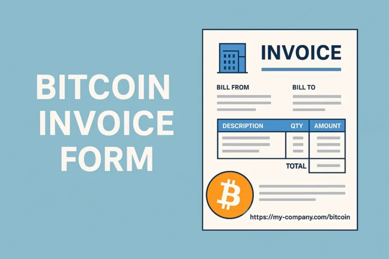 Bitcoin Invoice Form