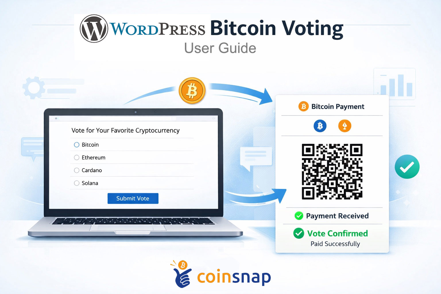 Bitcoin Voting User Guide For WordPress | Coinsnap