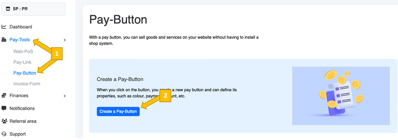 Create a Bitcoin Payment Button