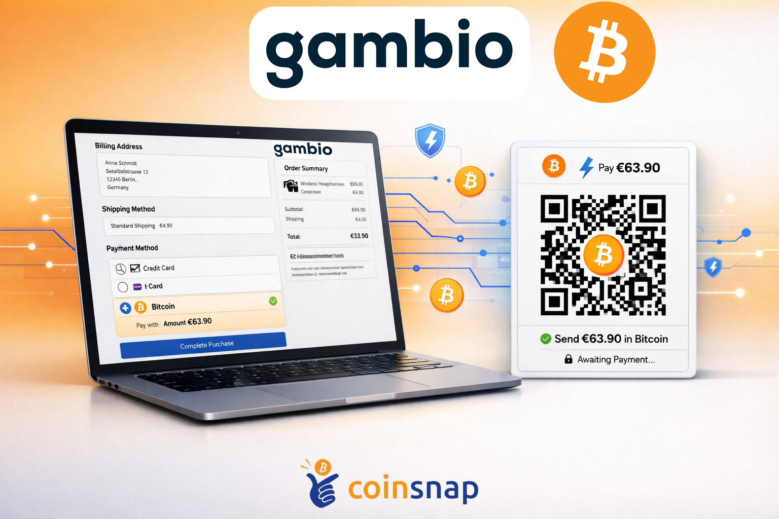 Gambio Bitcoin Payment Module | Coinsnap