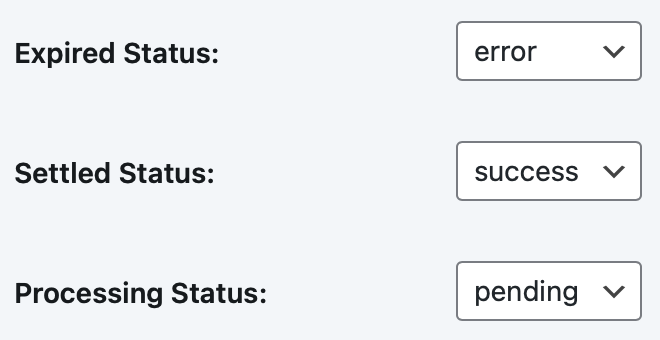 Map Coinsnap and PMPro payment statuses