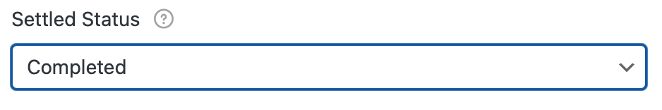 Match the settled status