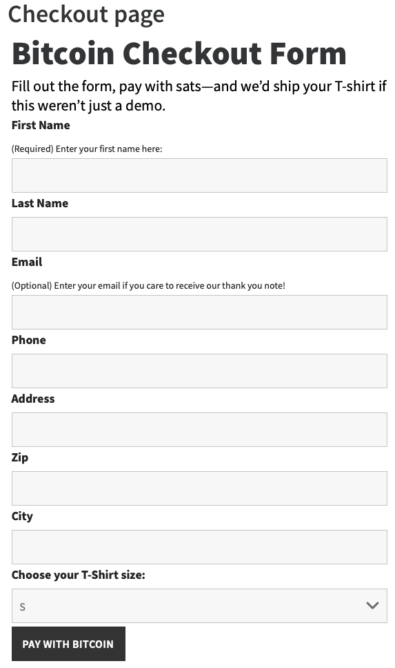No shop needed. Sell with a form.