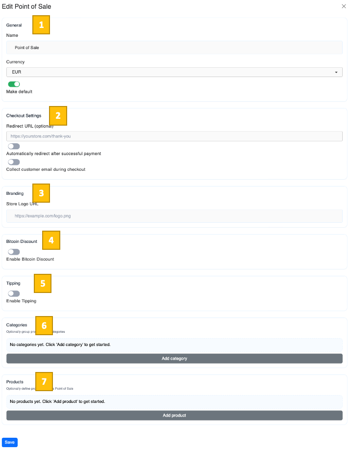 Bitcoin PoS configuration